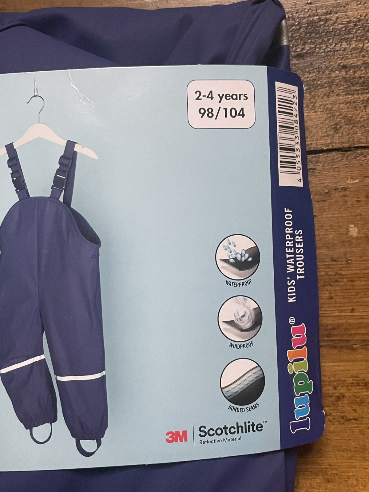 BNWT LUPILU WATERPROOF TROUSERS & RAIN COAT SET GIRLS 2-3-4 SNOWSUIT PUDDLESUIT image 6