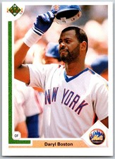 ⚾ 1991 Upper Deck #159 Daryl Boston New York Mets
