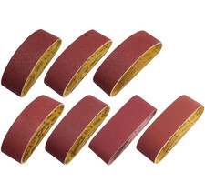 20 PCS Sanding Belts 3X21Inch Aluminum Oxide Belt Sander Sanding Belts 40/60/80/