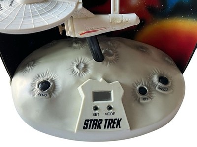 1993 Star Trek USS Enterprise NCC-1701 Talking Alarm Clock | eBay