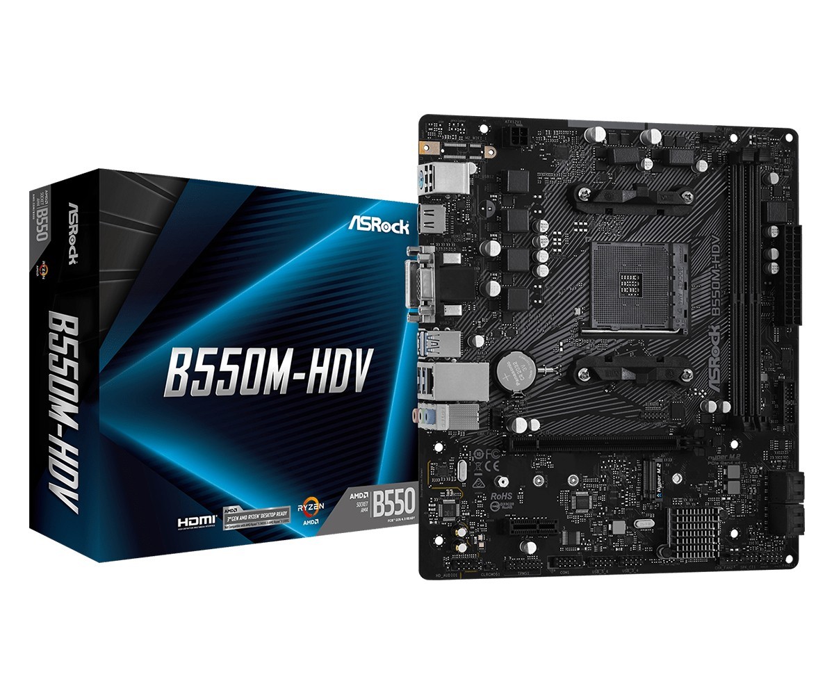 Asrock B550M-HDV Presa AM4 micro ATX AMD B550