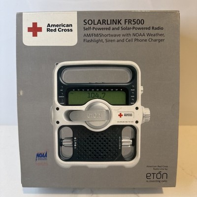 American Red Cross Solarlink FR500 / Solar Powered Radio / NEW / Ships Fast!