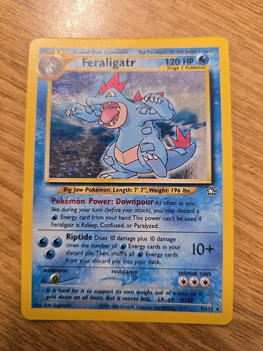 Feraligatr 5/111 Neo Genesis Holo