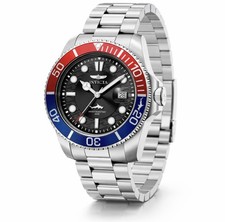 Invicta Pro Diver Isobar 50832 42mm Black Dial Pepsi Bezel Steel Men s Watch