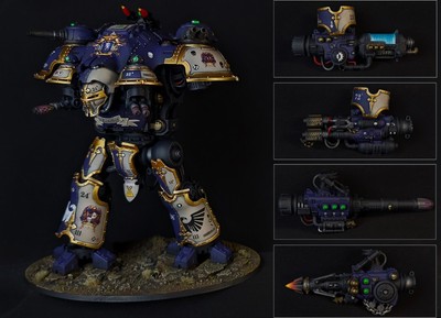 Warhammer 40k COMMISSION painted Imperial Rogue Trader Knight Dominus Castellan