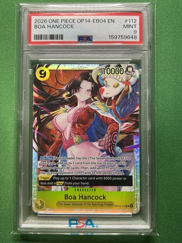 Boa Hancock graded PSA 9 for sale on eBay