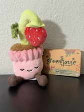 NWT Greenhouse by Russ Plush Strawberry Plant 6 INCHES-Potted Plant Kaitlyn