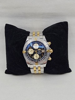 Breitling 1884 Chronographe Automatic Two tone Men's Watch 7" 48.4mm Not Working