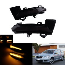 Spiegelblinker Rechts&Links für Skoda Octavia 5E Außenspiegel Blinklicht Schwarz
