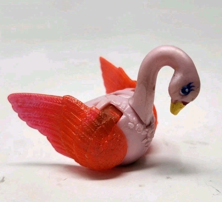 Vintage McDonald's 1996 Littlest Pet Shop Tonka PINK SWAN 90s