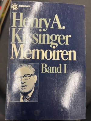 Henry A. Kissinger Memoiren Band 1 Hardcover Goldmann Deutsch Autobiografie
