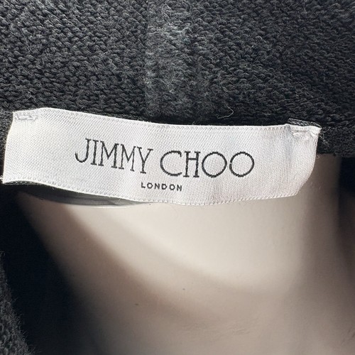 Jimmy Choo Hoodie Men's Medium Black Baggy Fit Pullover Made in Italy Designer - Picture 6 of 9