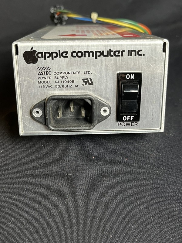 Apple II Plus IIe 825-0510-A Vintage Computer Power Supply Untested Used AS-IS