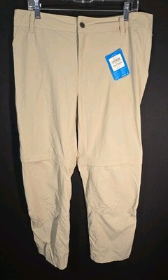 COLUMBIA womens size 16 SHADE SILVER RIDGE UTILITY CONVERTIBLE PANT