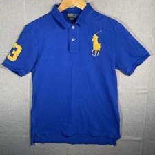 Polo Ralph Lauren Big Pony Rugby Polo Shirt Boys Size XL 18-20 Preppy