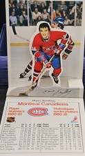 81-82 Post 3D Action Cards Mario Tremblay 🚨🚨🚨 Montreal Canadiens 