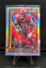 2025 Topps Chrome Football - Jacory Croskey-Merritt #387 Refractor (RC)