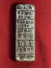 1889 Wells Fargo & Co. San Francisco Hand-Poured .999 Fine Silver Ingot 10.1 oz