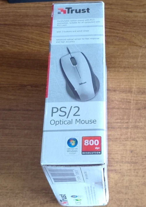 Trust MI-2225F Optical PS/2 Mouse - Retail Boxed Vintage Mouse - 2008 - Image 3 of 4
