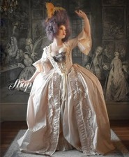 Pale Pink Victorian Prom Dresses Square Neck Half Sleeves Ruffles Evening Gowns