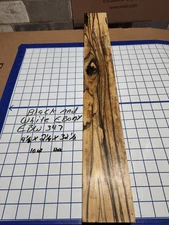 Black and White Ebony  Wood turning  blank  4 1/8" x  2 1/4" x  32 1/2  " EBW347