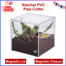 Terrestrial Terrarium - Tarantula Enclosure For Spider Gecko Frog Small Reptiles