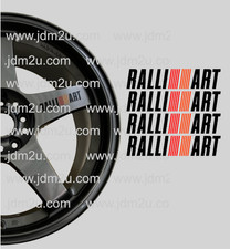 Replacement Wheels Decals Rays Ralliart R-01 Design Rims