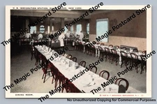 Ellis Island Dining Room "Crackers & Milk" NYC Antique Immigration Magowan 1920s