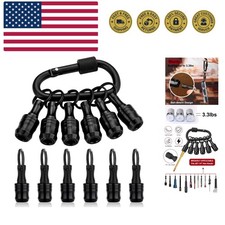 Aluminum Alloy Bit Holder Set - 6PCS with Quick Change Design for Professionals