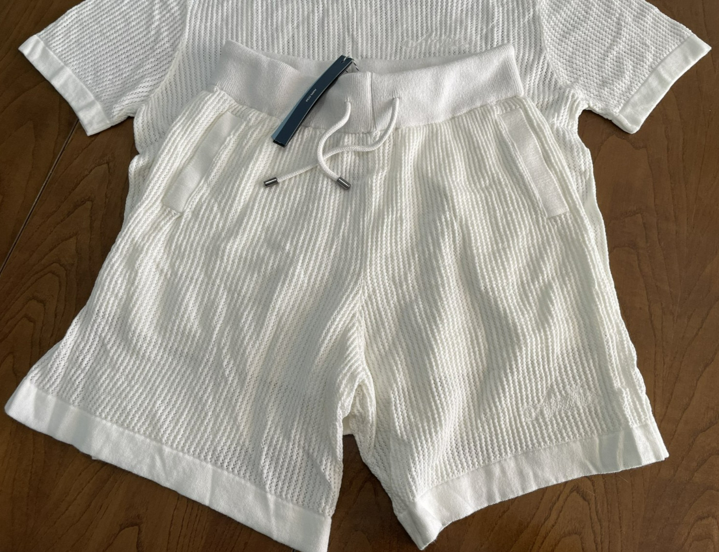 Amiri Mens White Knitwear Bottom and Top Set XLARGE image 10