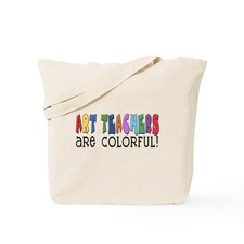 CafePress Art Teachers Natural Canvas Tote Bag, Cloth Shopping Bag 424095012 