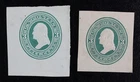 CKStamps: US Cut Square Stamps Collection Scott#U83 U84 Unused H NG