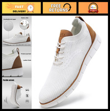 Men's Lightweight Breathable Casual Dress Oxfords Sneakers - Comfortable Walking