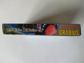 GRADIUS Famicom Cartridge, Manual & Box CLEANED & TESTED Works Konami