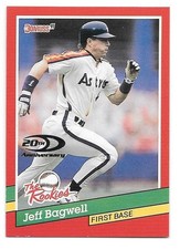 JEFF BAGWELL SN /1991 2001 DONRSS 1991 20TH ANNIVERSARY THE ROOKIES RR38 ASTROS