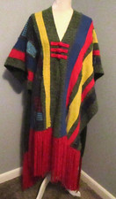 Vintage Handmade in Shandong Province, China Poncho-Like Peasant Garment