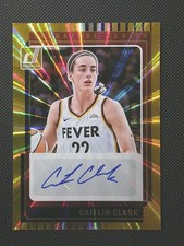 2025 Panini Donruss WNBA Signature Series Caitlin Clark Holo Gold Laser /10