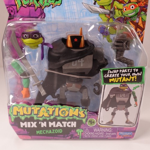 Playmates Mechazoid Tortues Ninja Mutations Mix' N Match Action Figurine - Photo 2 sur 5