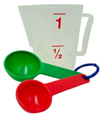 Play Food Measuring Cup Spoons