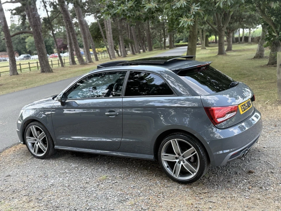 Audi A1 S line panoramic black edition automatic 12 month mot Nando grey - Image 4 of 4