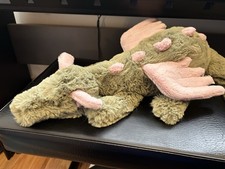 Authentic JELLYCAT Malachy Dragon Green Tea Large