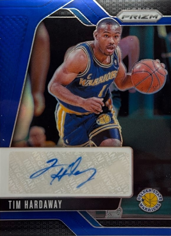 2024 PANINI PRIZM SIGNATURES#35 TIM HARDAWAY BLUE PRIZMS 31/49