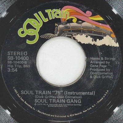 SOUL TRAIN GANG Soul Train 75 SOUL TRAIN SB-10400 EX 45 RPM 1975