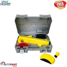 6 Piece Advanced Sanding Block Kit Suits HookNLoop Strips & Discs Bodyshop Car