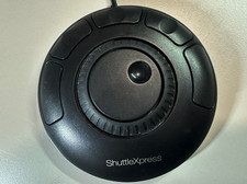 Contour Shuttle Xpress USB Multimedia Controller Editors 5 Buttons Jog TESTED