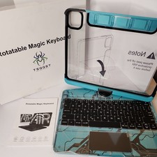 Wireless Magic Keyboard TSQQST Rotate Case fo...