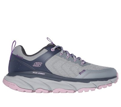Skechers Women's D'Lux Journey Marigold Charcoal/Purple Shoes (180167/CCPR)
