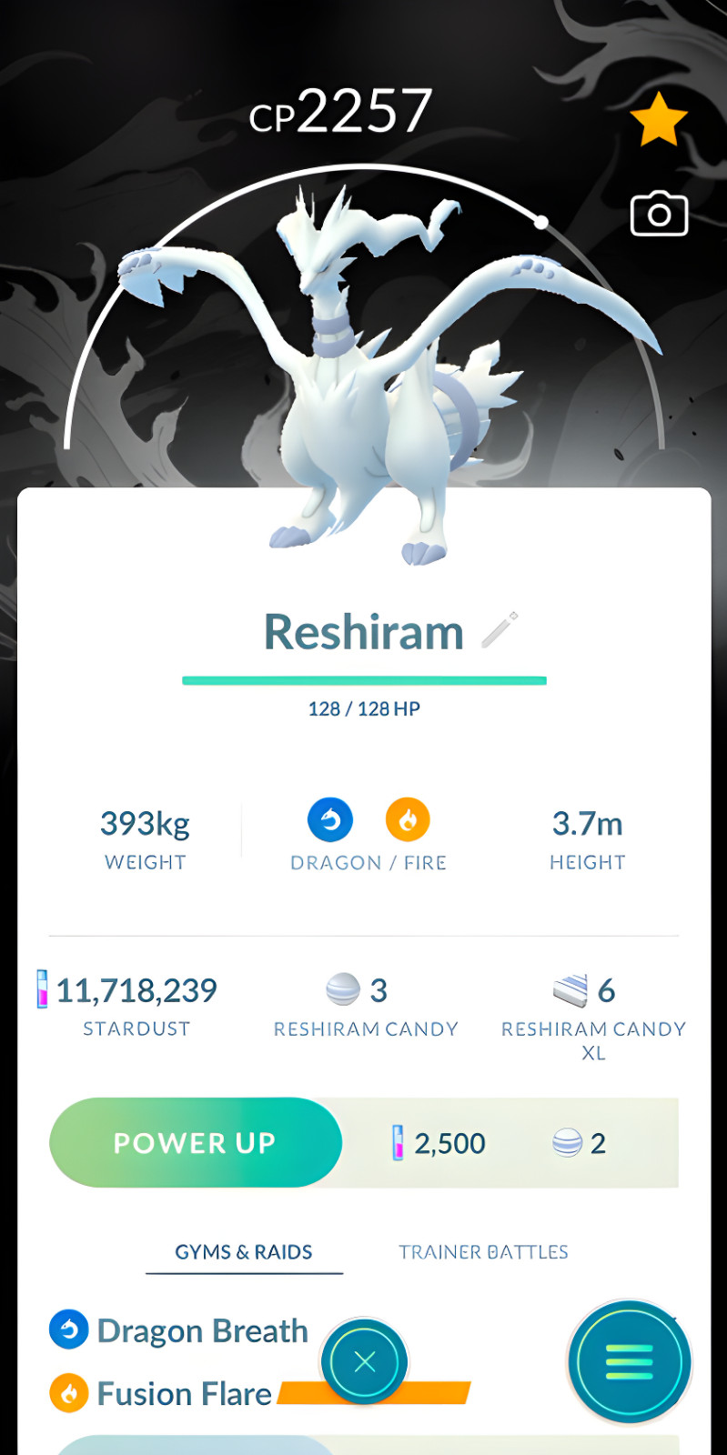 Reshiram Black BG Go Tour 2026 + Fusion Flare | Pokemon Tr-de Go