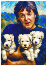 PAUL McCARTNEY - The Beatles * Fun Novelty * MUSIC * Art Card * ATC ACEO