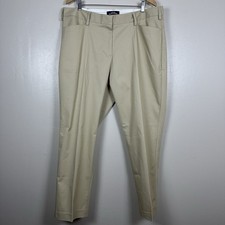 Lands End Outfitters Women's 18W Slim Ankle Pant Desert Khaki Office Classic NEW